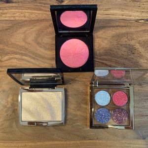 Pat McGrath, Anastasia Amrezy, and Nablus makeup.  Lightly swatched. (Lot of 3)